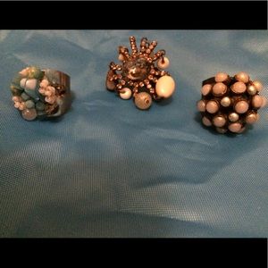 Vintage pon Chunky Rings